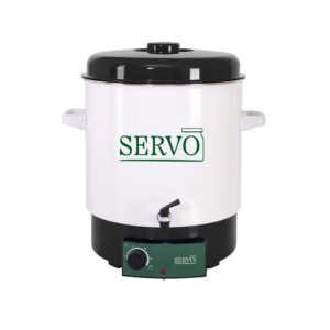 RVS elektrische inmaakketel SERVO SVS1T met tapkraan